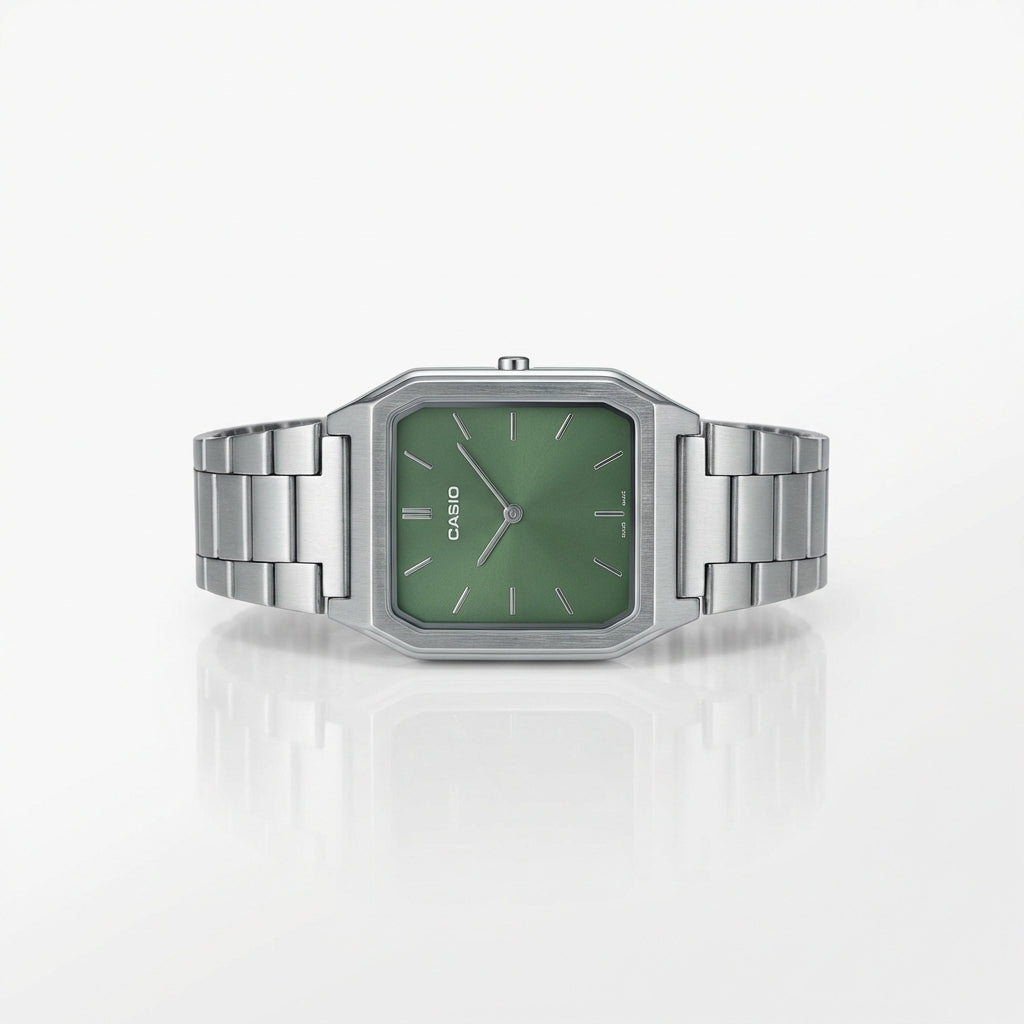 Original Casio Vintage Watch – Green Dial